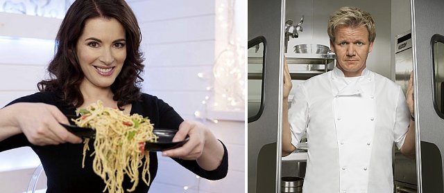 Nigella, ramsay, jamie oliver egy blokkban