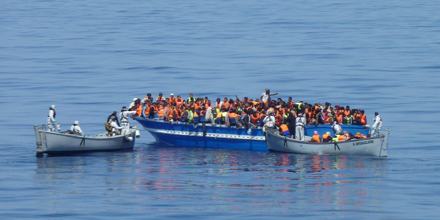 Forrás: Anadolu Agency/2015 Anadolu Agency/Italian Navy