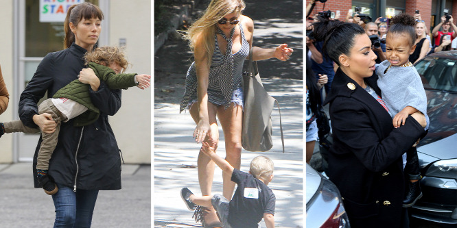 Hírességek és hisztis vagy szemtelen gyerekeik - Kim Kardashiantól Fergie-ig