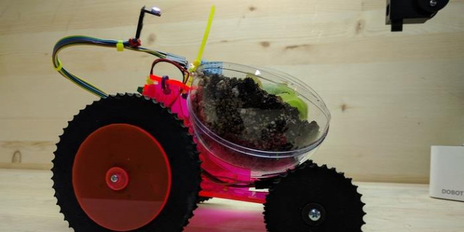 Magától a napfényre viszi a virágokat az apró robot