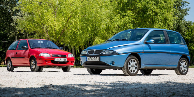 Léteznek még filléres autók, amik pár évig gondtalanul elmennek – Suzuki Swift 1.3 16V – Lancia Y 1.2 16V