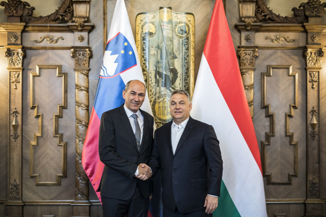 Orbán Viktor a szlovén választások győztesével tárgyalt Orbán Viktor a szlovén választások győztesével tárgyalt