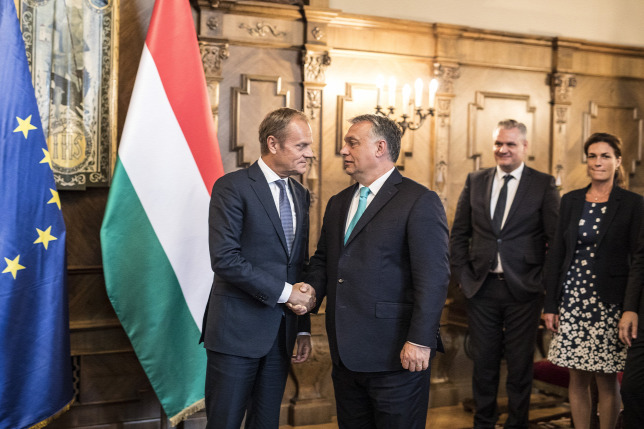 A migrációról tárgyalt Orbán Viktor és Donald Tusk A migrációról tárgyalt Orbán Viktor és Donald Tusk